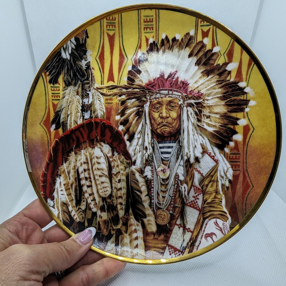 Native American Decorative Plate